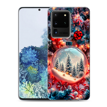 Силиконовый чехол на Samsung Galaxy S20 Ultra с принтом Новый год Силиконовый чехол на Samsung Galaxy S20 Ultra с принтом Новый год