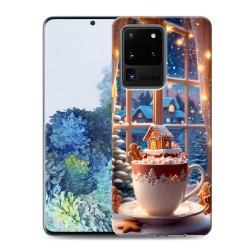 Силиконовый чехол на Samsung Galaxy S20 Ultra с принтом Новый год Силиконовый чехол на Samsung Galaxy S20 Ultra с принтом Новый год