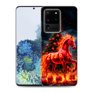 Силиконовый чехол на Samsung Galaxy S20 Ultra с принтом Новый год Силиконовый чехол на Samsung Galaxy S20 Ultra с принтом Новый год
