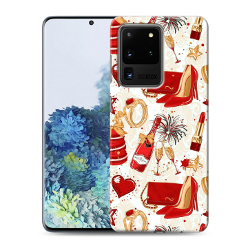 Силиконовый чехол на Samsung Galaxy S20 Ultra с принтом Новый год Силиконовый чехол на Samsung Galaxy S20 Ultra с принтом Новый год