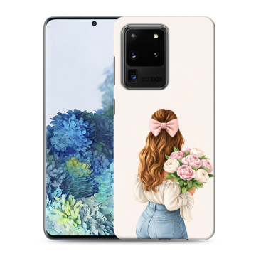 Силиконовый чехол на Samsung Galaxy S20 Ultra с принтом женский Силиконовый чехол на Samsung Galaxy S20 Ultra с принтом женский