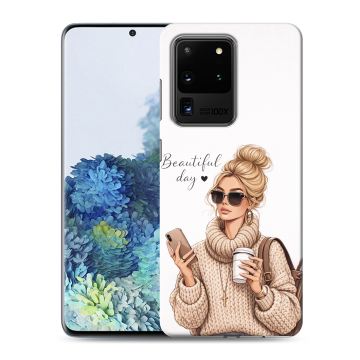 Силиконовый чехол на Samsung Galaxy S20 Ultra с принтом женский Силиконовый чехол на Samsung Galaxy S20 Ultra с принтом женский