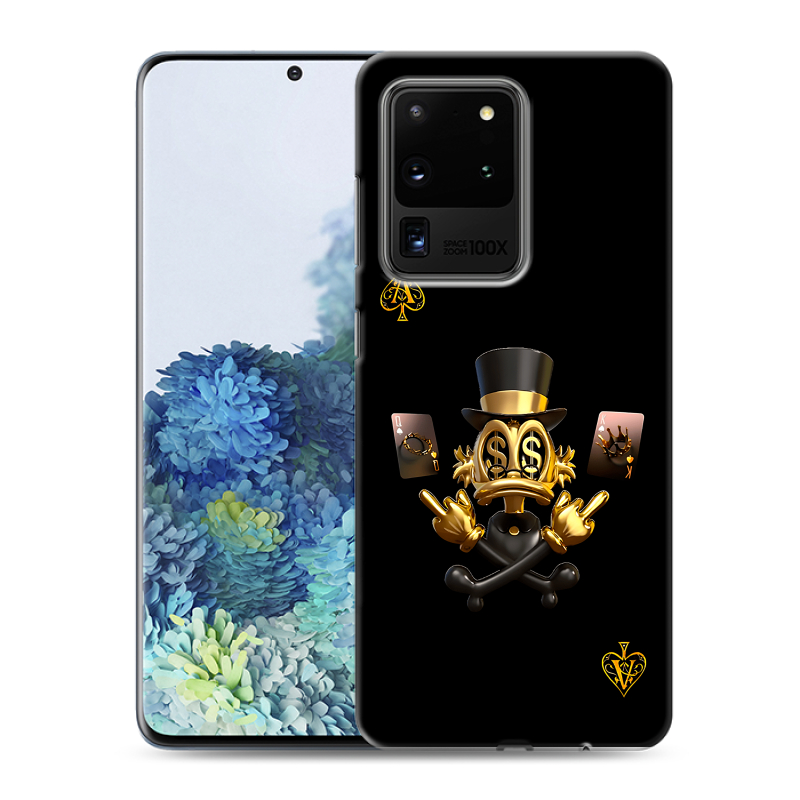 Силиконовый чехол на Samsung Galaxy S20 Ultra с принтом Золотой скрудж макдак Силиконовый чехол на Samsung Galaxy S20 Ultra с принтом Золотой скрудж макдак