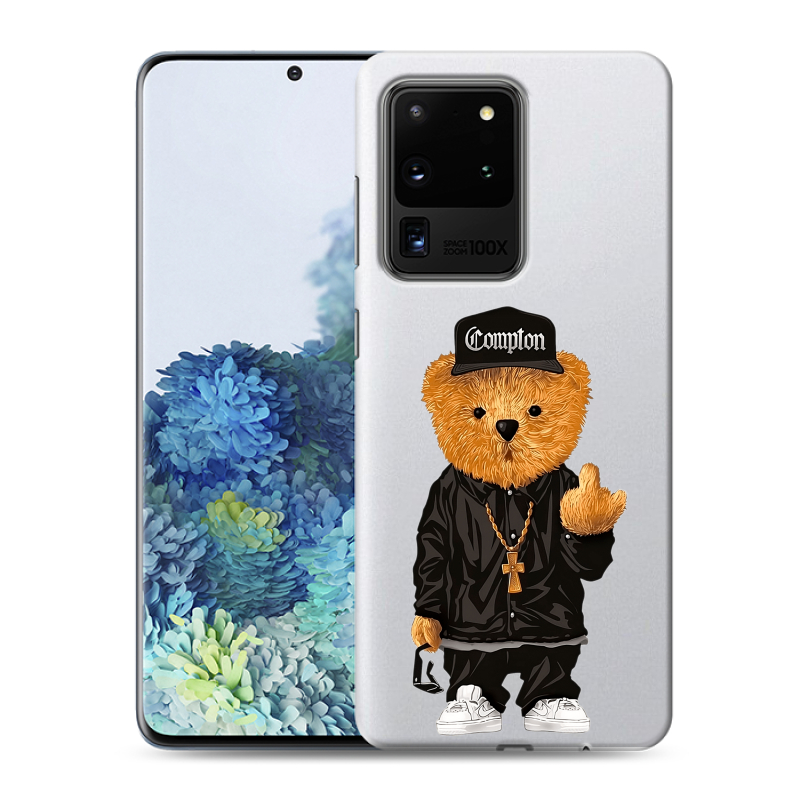 Пластиковый чехол на Samsung Galaxy S20 Ultra с принтом Плюшевый медведь Пластиковый чехол на Samsung Galaxy S20 Ultra с принтом Плюшевый медведь