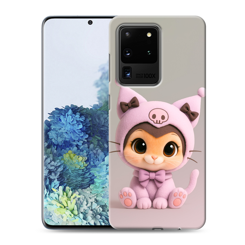 Силиконовый чехол на Samsung Galaxy S20 Ultra с принтом Куроми Kuromi Силиконовый чехол на Samsung Galaxy S20 Ultra с принтом Куроми Kuromi