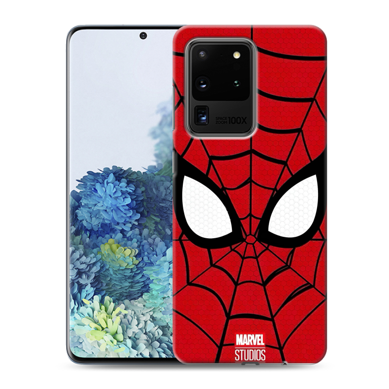 Силиконовый противоударный чехол на Samsung Galaxy S20 Ultra с принтом человек паук spiderman Силиконовый противоударный чехол на Samsung Galaxy S20 Ultra с принтом человек паук spiderman