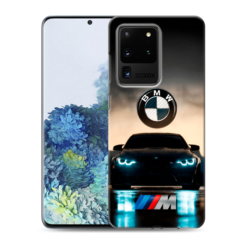 Силиконовый противоударный чехол на Samsung Galaxy S20 Ultra с принтом БМВ BMW Силиконовый противоударный чехол на Samsung Galaxy S20 Ultra с принтом БМВ BMW