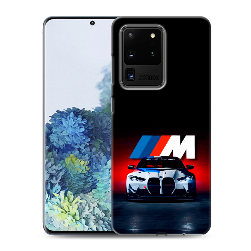 Силиконовый противоударный чехол на Samsung Galaxy S20 Ultra с принтом БМВ BMW Силиконовый противоударный чехол на Samsung Galaxy S20 Ultra с принтом БМВ BMW