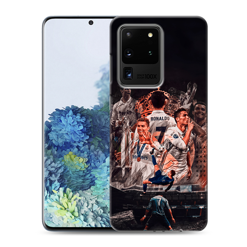Силиконовый чехол на Samsung Galaxy S20 Ultra с принтом Реал Роналдо Real Ronaldo Силиконовый чехол на Samsung Galaxy S20 Ultra с принтом Реал Роналдо Real Ronaldo