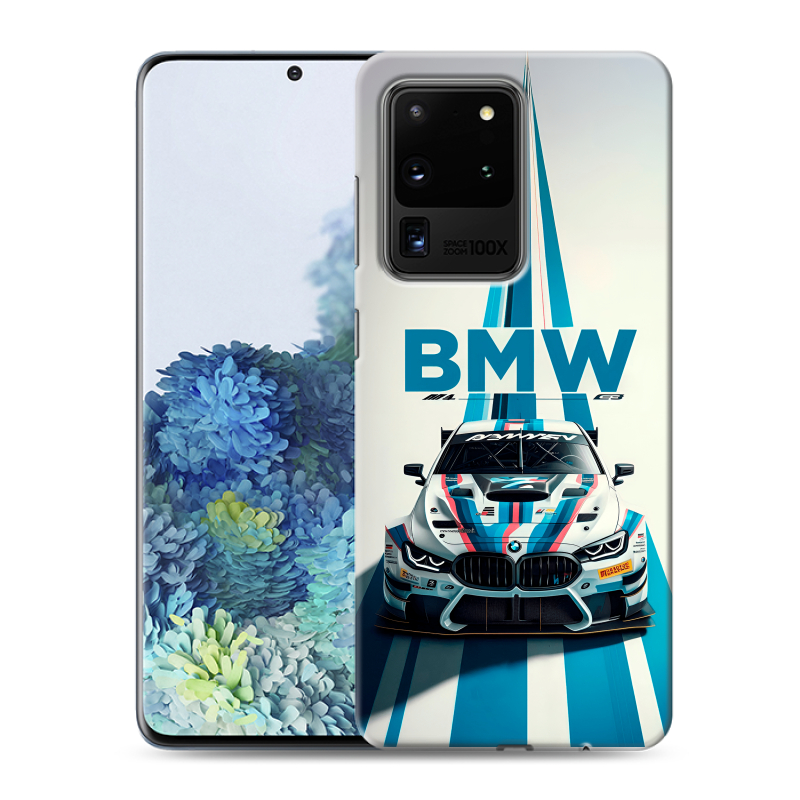 Силиконовый противоударный чехол на Samsung Galaxy S20 Ultra с принтом БМВ BMW Силиконовый противоударный чехол на Samsung Galaxy S20 Ultra с принтом БМВ BMW