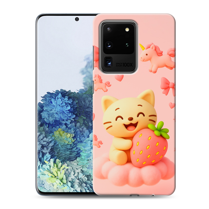Пластиковый чехол на Samsung Galaxy S20 Ultra с принтом для девочек Пластиковый чехол на Samsung Galaxy S20 Ultra с принтом для девочек