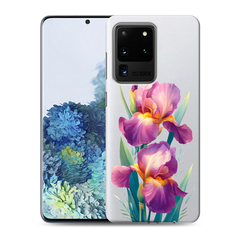 Силиконовый чехол на Samsung Galaxy S20 Ultra с принтом Цветы орхидеи Силиконовый чехол на Samsung Galaxy S20 Ultra с принтом Цветы орхидеи