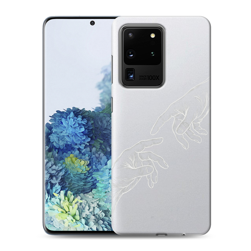 Пластиковый чехол на Samsung Galaxy S20 Ultra с принтом Сотворение мира Пластиковый чехол на Samsung Galaxy S20 Ultra с принтом Сотворение мира