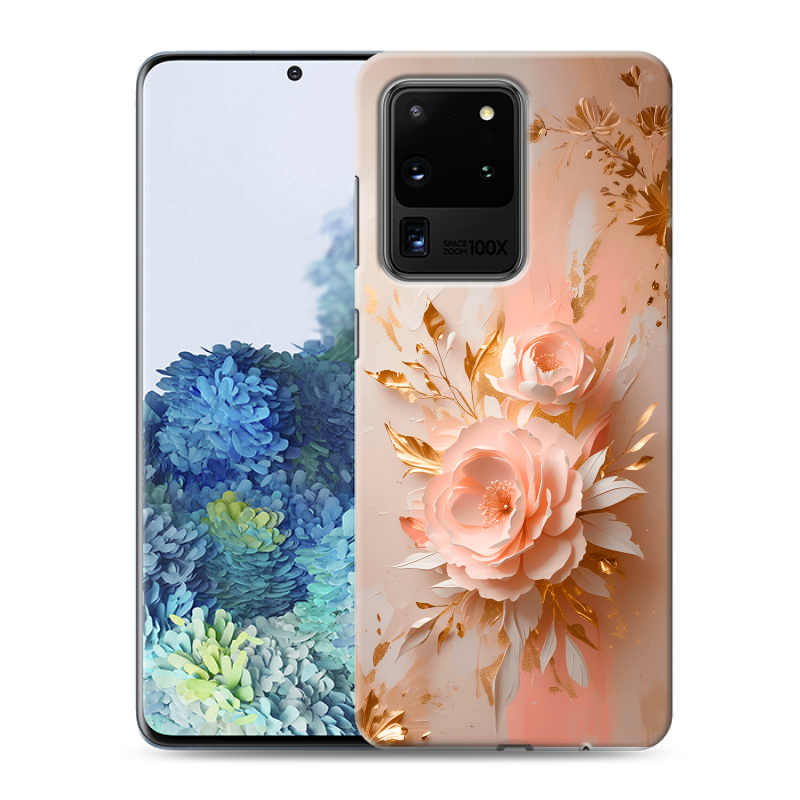 Силиконовый противоударный чехол на Samsung Galaxy S20 Ultra с принтом женский Силиконовый противоударный чехол на Samsung Galaxy S20 Ultra с принтом женский