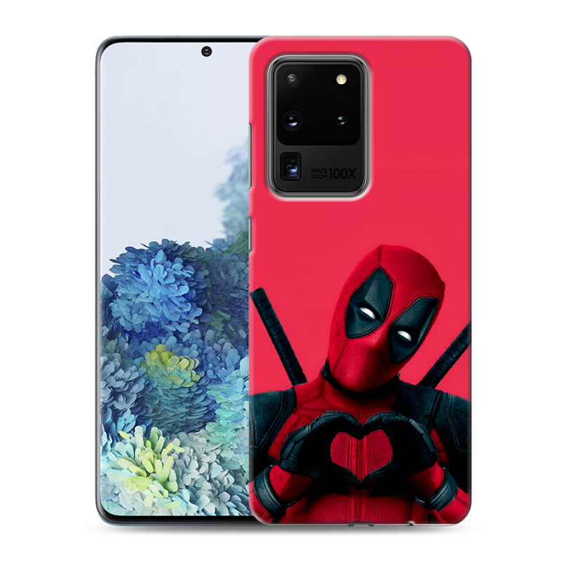 Пластиковый чехол на Samsung Galaxy S20 Ultra с принтом Дедпул Deadpool Пластиковый чехол на Samsung Galaxy S20 Ultra с принтом Дедпул Deadpool