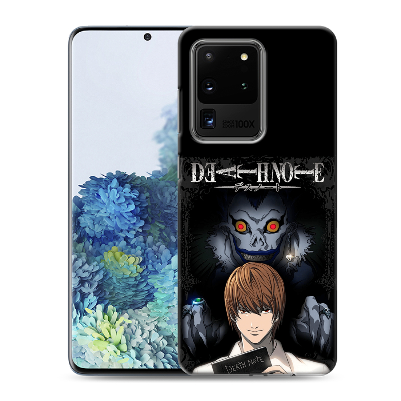 Пластиковый чехол на Samsung Galaxy S20 Ultra с принтом Death note Тетрадь смерти Пластиковый чехол на Samsung Galaxy S20 Ultra с принтом Death note Тетрадь смерти