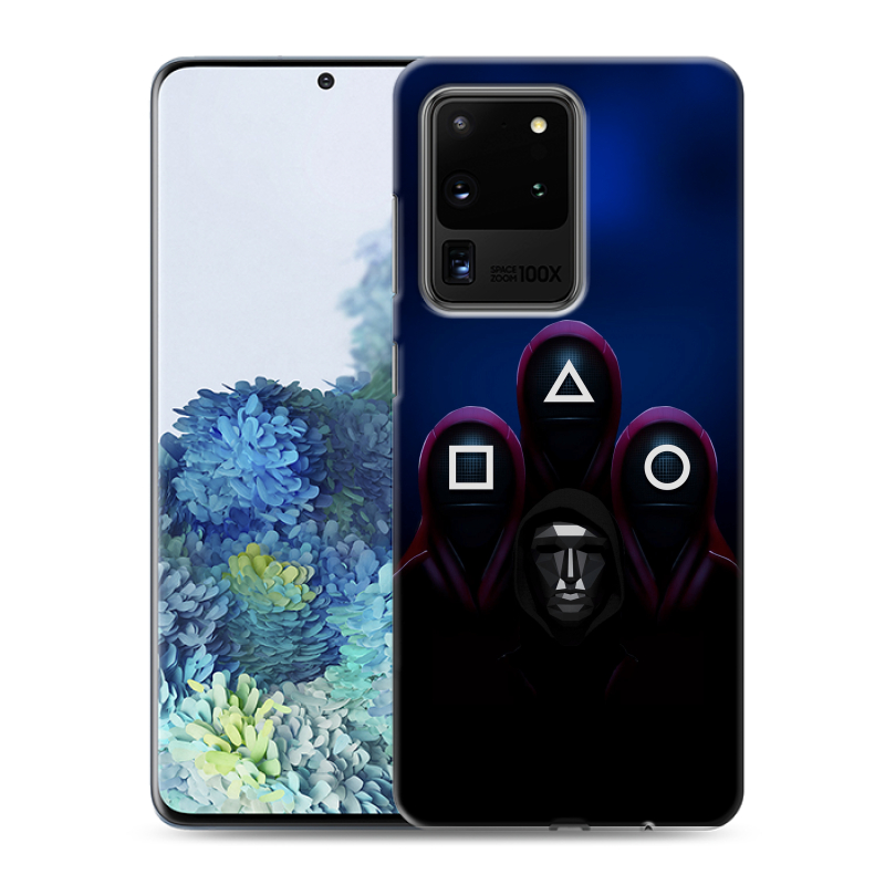 Силиконовый чехол на Samsung Galaxy S20 Ultra с принтом Игра Кальмара Силиконовый чехол на Samsung Galaxy S20 Ultra с принтом Игра Кальмара