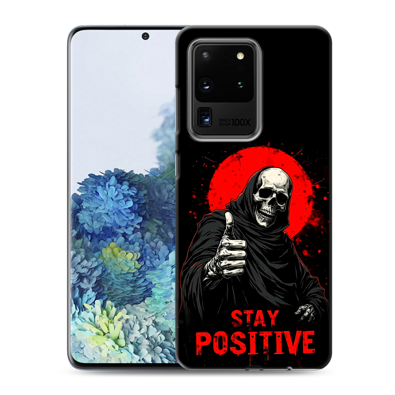 Силиконовый чехол на Samsung Galaxy S20 Ultra с принтом смешной скелет Силиконовый чехол на Samsung Galaxy S20 Ultra с принтом смешной скелет