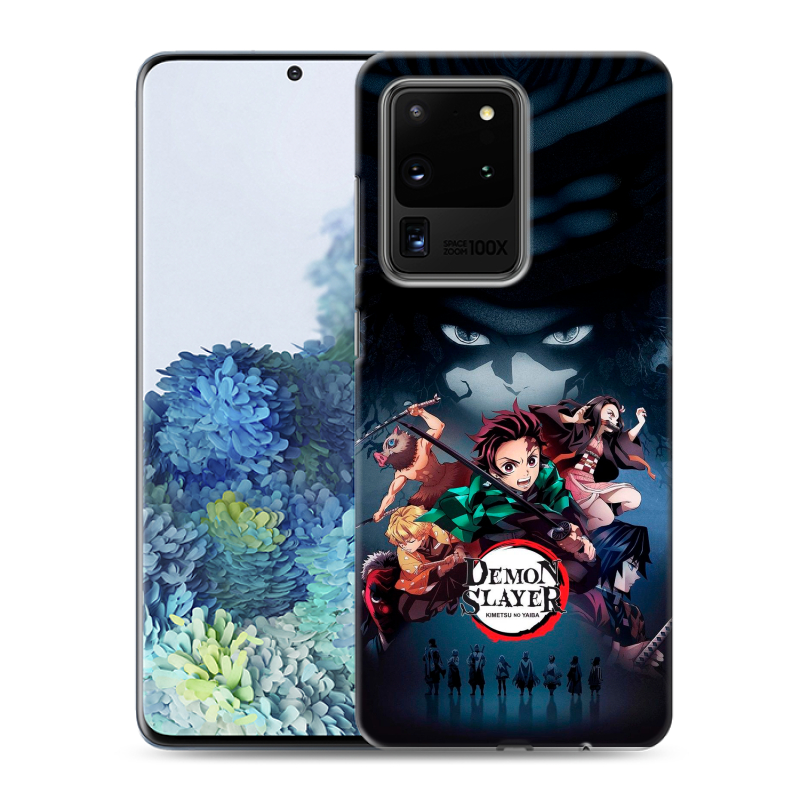 Силиконовый чехол на Samsung Galaxy S20 Ultra с принтом Demon Slayer Клинок рассекающий демонов Силиконовый чехол на Samsung Galaxy S20 Ultra с принтом Demon Slayer Клинок рассекающий демонов