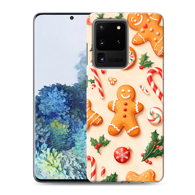 Пластиковый чехол на Samsung Galaxy S20 Ultra с принтом Новый год Пластиковый чехол на Samsung Galaxy S20 Ultra с принтом Новый год