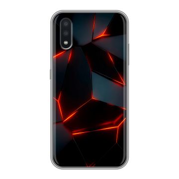 Силиконовый чехол на Samsung Galaxy A01 с принтом Яркие абстракции Силиконовый чехол на Samsung Galaxy A01 с принтом Яркие абстракции