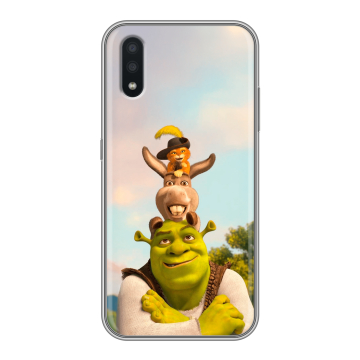 Силиконовый чехол на Samsung Galaxy A01 с принтом Шрек Shrek Силиконовый чехол на Samsung Galaxy A01 с принтом Шрек Shrek