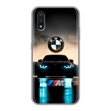 Силиконовый чехол на Samsung Galaxy A01 с принтом БМВ BMW