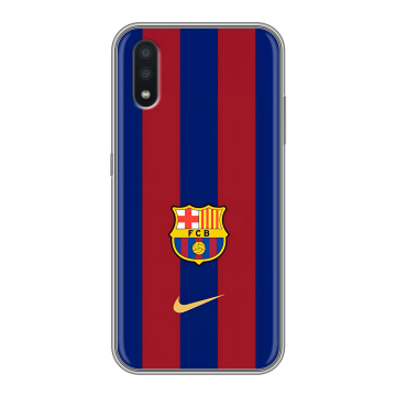 Силиконовый чехол на Samsung Galaxy A01 с принтом Барселона Barcelona
