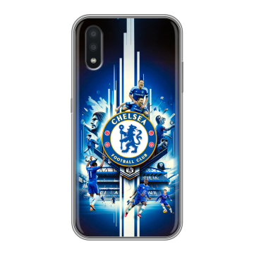 Силиконовый чехол на Samsung Galaxy A01 с принтом Chelsea Челси Силиконовый чехол на Samsung Galaxy A01 с принтом Chelsea Челси