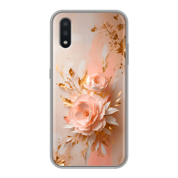 Силиконовый чехол на Samsung Galaxy A01 с принтом женский Силиконовый чехол на Samsung Galaxy A01 с принтом женский