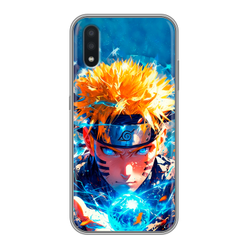 Силиконовый чехол на Samsung Galaxy A01 с принтом Аниме Наруто Naruto