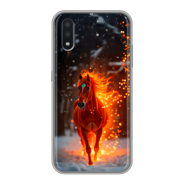 Силиконовый чехол на Samsung Galaxy A01 с принтом Новый год Силиконовый чехол на Samsung Galaxy A01 с принтом Новый год