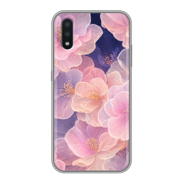 Силиконовый чехол на Samsung Galaxy A01 с принтом женский Силиконовый чехол на Samsung Galaxy A01 с принтом женский