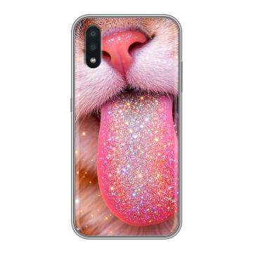 Силиконовый чехол на Samsung Galaxy A01 с принтом для девочек Силиконовый чехол на Samsung Galaxy A01 с принтом для девочек