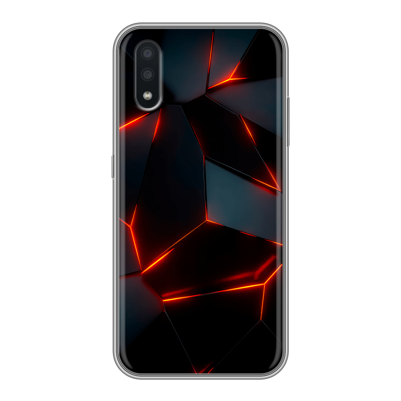 Силиконовый противоударный чехол на Samsung Galaxy A01 с принтом Яркие абстракции Силиконовый противоударный чехол на Samsung Galaxy A01 с принтом Яркие абстракции