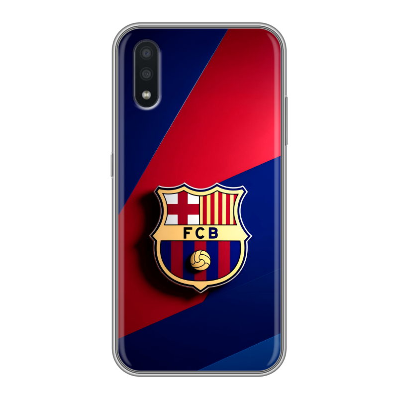 Силиконовый чехол на Samsung Galaxy A01 с принтом Барселона Barcelona Силиконовый чехол на Samsung Galaxy A01 с принтом Барселона Barcelona