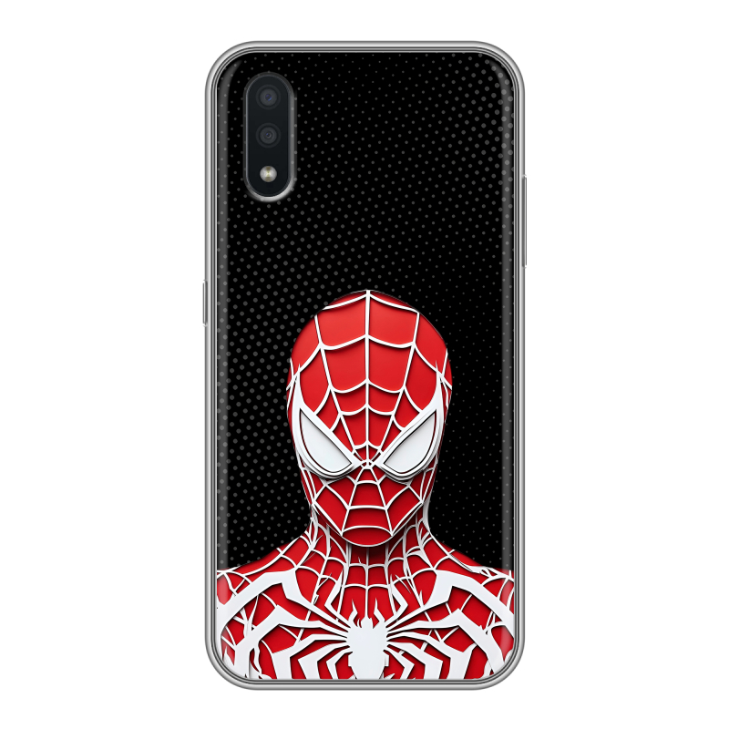 Пластиковый чехол на Samsung Galaxy A01 с принтом человек паук spiderman Пластиковый чехол на Samsung Galaxy A01 с принтом человек паук spiderman