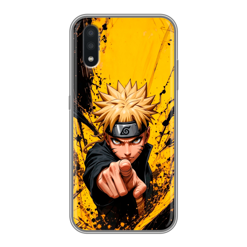 Силиконовый чехол на Samsung Galaxy A01 с принтом Naruto Наруто Силиконовый чехол на Samsung Galaxy A01 с принтом Naruto Наруто