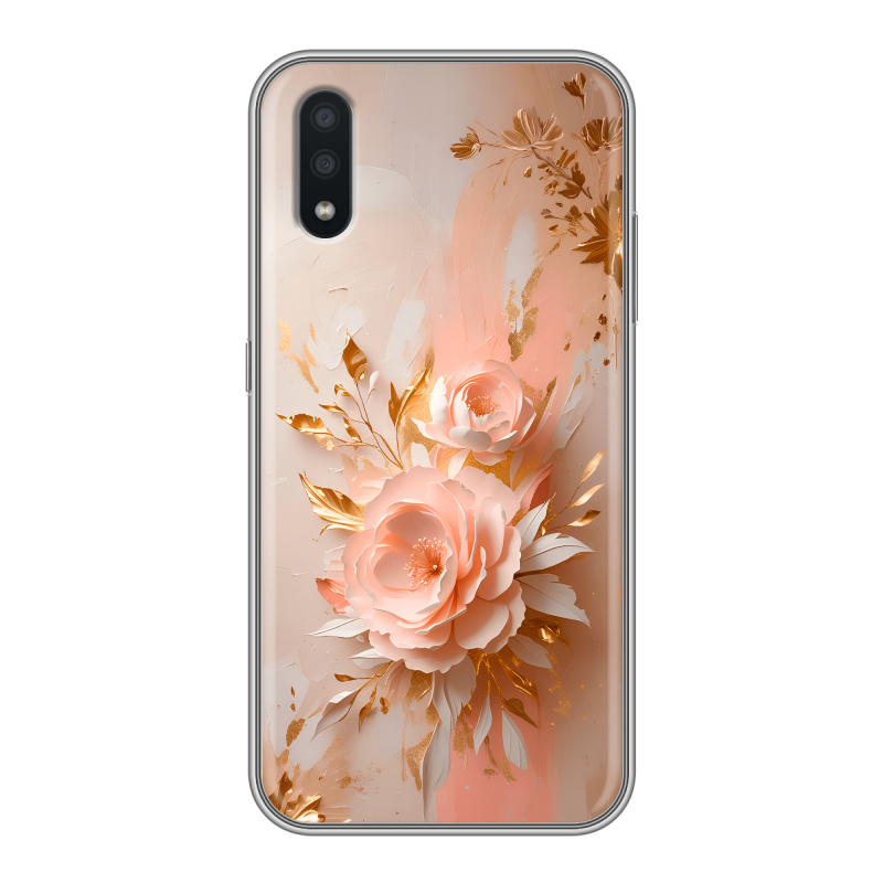 Силиконовый чехол на Samsung Galaxy A01 с принтом женский Силиконовый чехол на Samsung Galaxy A01 с принтом женский