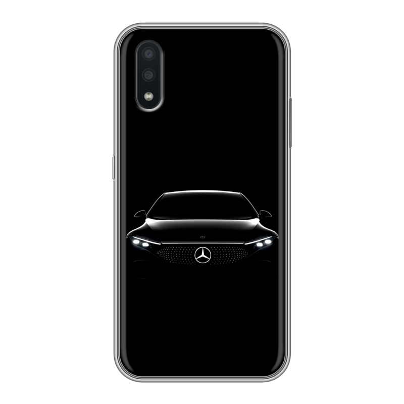 Силиконовый чехол на Samsung Galaxy A01 с принтом Mercedes Мерседес Силиконовый чехол на Samsung Galaxy A01 с принтом Mercedes Мерседес