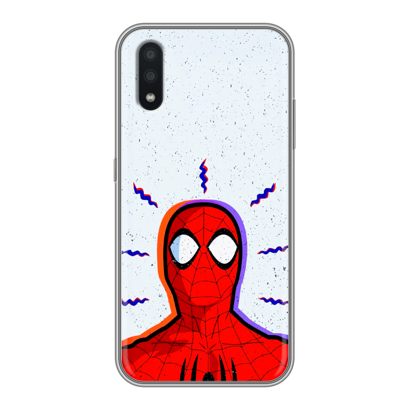 Пластиковый чехол на Samsung Galaxy A01 с принтом Spiderman Человек паук Пластиковый чехол на Samsung Galaxy A01 с принтом Spiderman Человек паук