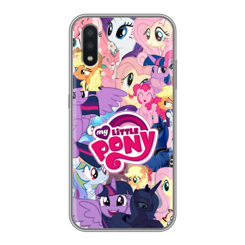 Силиконовый чехол на Samsung Galaxy A01 с принтом My little pony Дружба чудо Силиконовый чехол на Samsung Galaxy A01 с принтом My little pony Дружба чудо