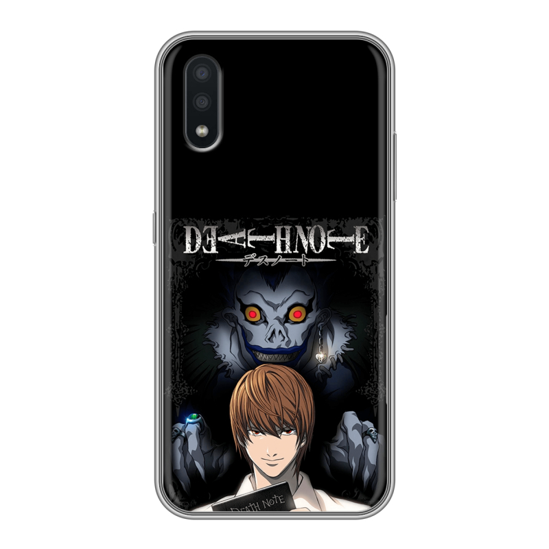 Силиконовый чехол на Samsung Galaxy A01 с принтом Death note Тетрадь смерти Силиконовый чехол на Samsung Galaxy A01 с принтом Death note Тетрадь смерти