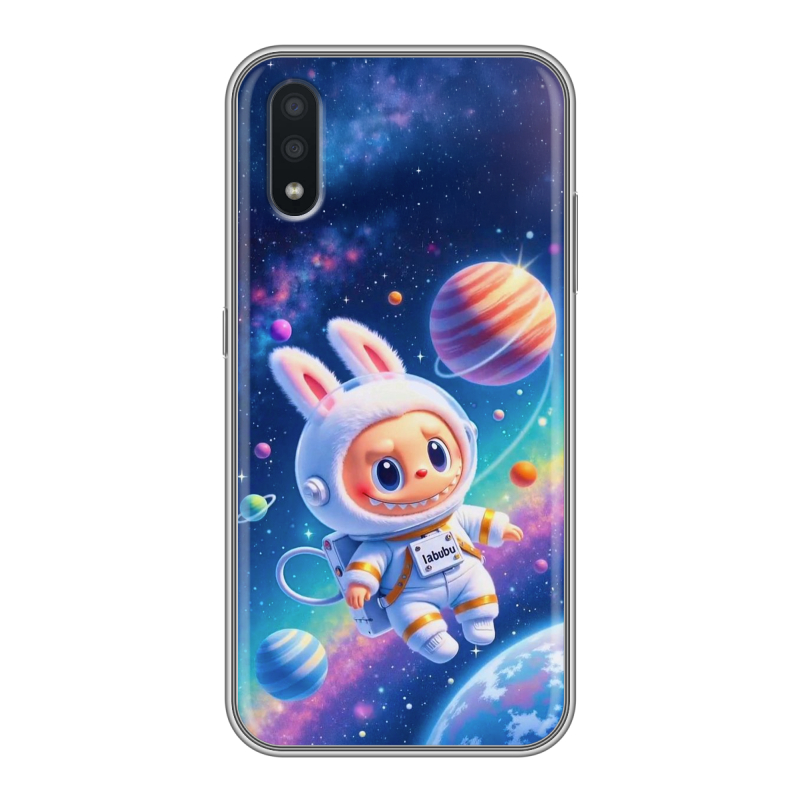 Силиконовый чехол на Samsung Galaxy A01 с принтом Labubu Лабубу Силиконовый чехол на Samsung Galaxy A01 с принтом Labubu Лабубу
