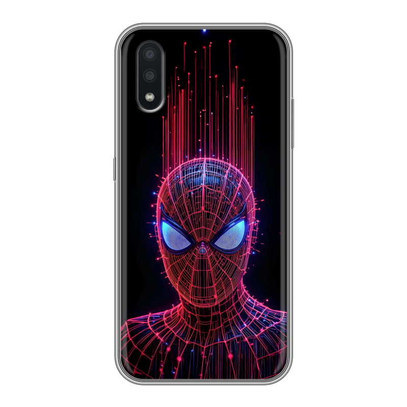 Силиконовый чехол на Samsung Galaxy A01 с принтом Spiderman Человек паук Силиконовый чехол на Samsung Galaxy A01 с принтом Spiderman Человек паук