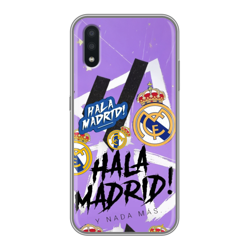 Силиконовый чехол на Samsung Galaxy A01 с принтом Real Madrid Реал Мадрид Силиконовый чехол на Samsung Galaxy A01 с принтом Real Madrid Реал Мадрид