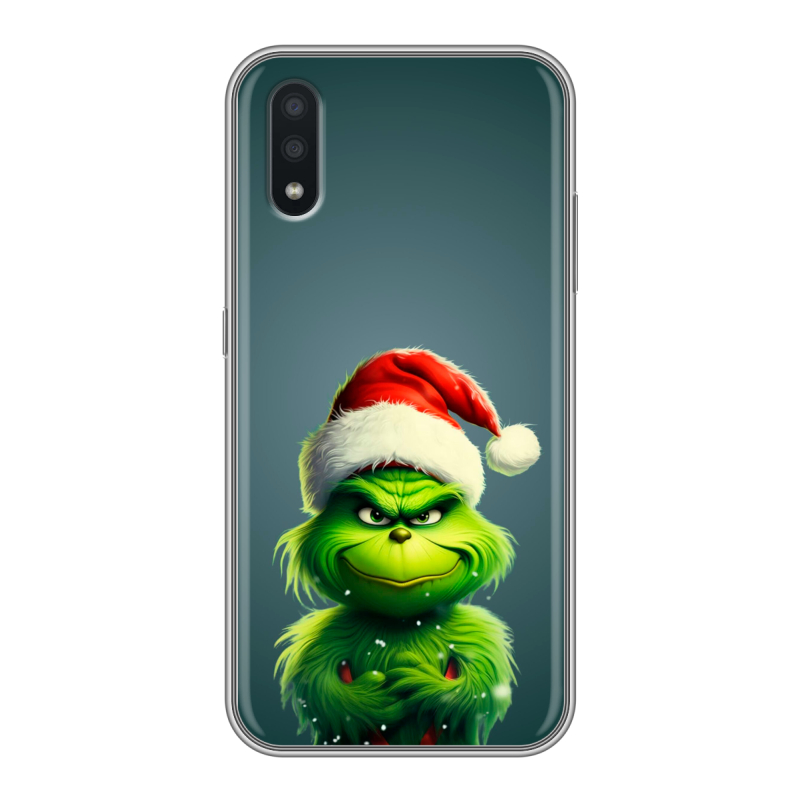 Силиконовый чехол на Samsung Galaxy A01 с принтом Новый год Силиконовый чехол на Samsung Galaxy A01 с принтом Новый год