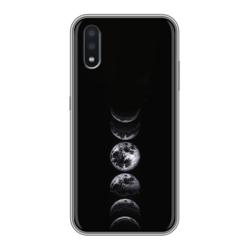 Силиконовый чехол на Samsung Galaxy A01 с принтом женский Силиконовый чехол на Samsung Galaxy A01 с принтом женский
