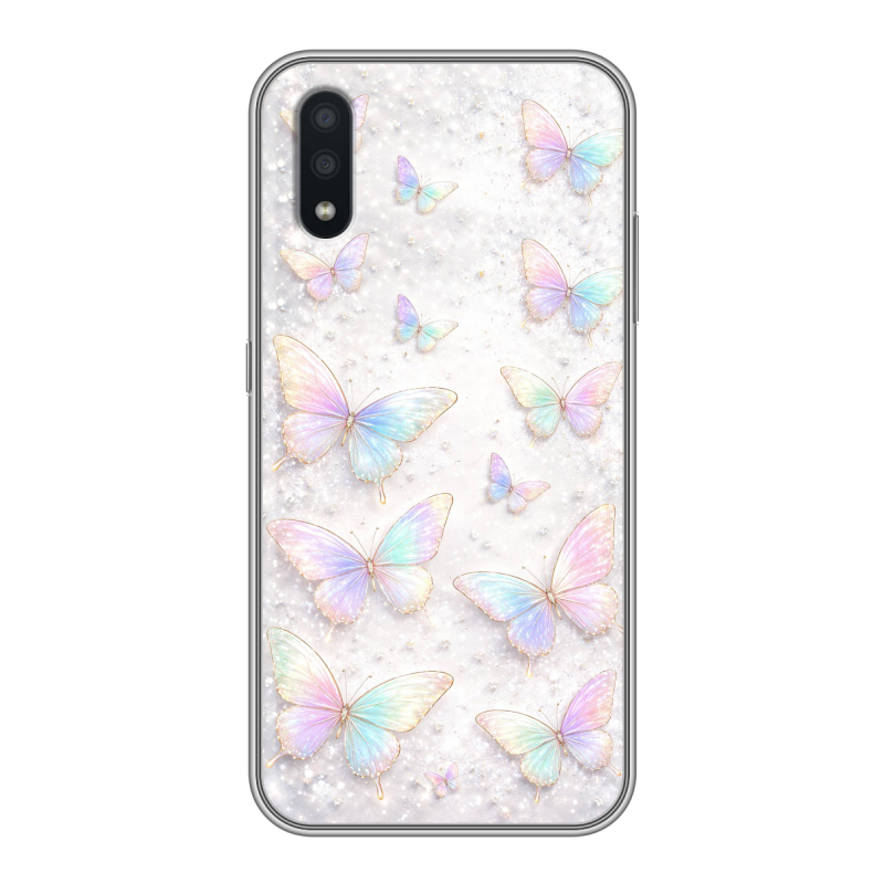 Силиконовый чехол на Samsung Galaxy A01 с принтом женский Силиконовый чехол на Samsung Galaxy A01 с принтом женский
