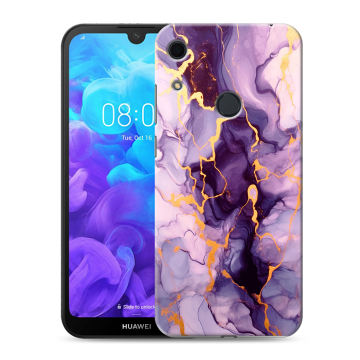 Силиконовый противоударный чехол на Huawei Y6s с принтом Мрамор Силиконовый противоударный чехол на Huawei Y6s с принтом Мрамор